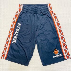 Colosseum Lacrosse Shorts Mens XS Boys XL Syracuse University Lax Orange Otto